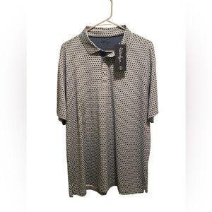 Walter Hagen “Mini Palm Geo” golf‎ polo. Size XL. New with tags